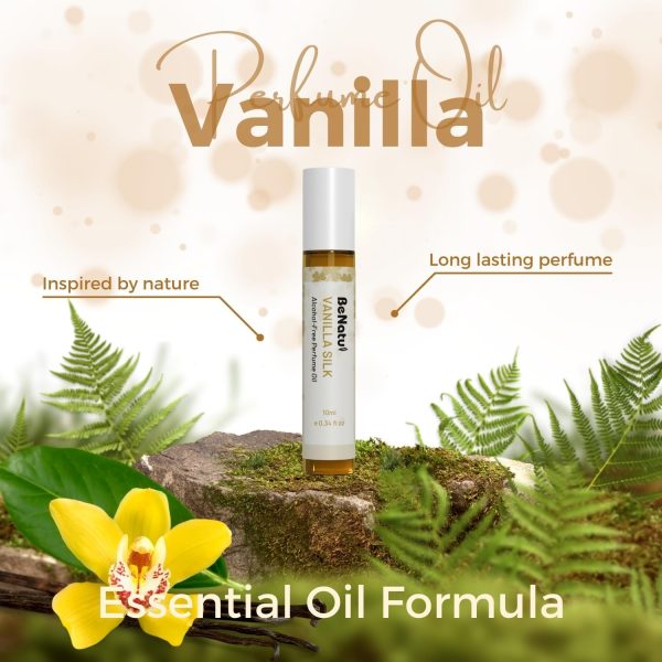benatu Vanilla Perfume Oil Roll On for Women, Alcohol Free Eau de Parfum,Travel Size Essential Oil Body Fragrance, Long Lasting, Sweet Woody Scent, 10 ml - Image 2