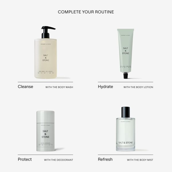 Salt & Stone Antioxidant-Rich Body Wash | Cleanse, Nourish & Soften Skin with Niacinamide & Hyaluronic Acid | Free From Parabens, Sulfates & Phthalates - Image 8