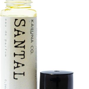 Santal Perfume Roll On with Pure Organic Jojoba Oil, Alcohol Free, Eau de Toilette, Made in California 33