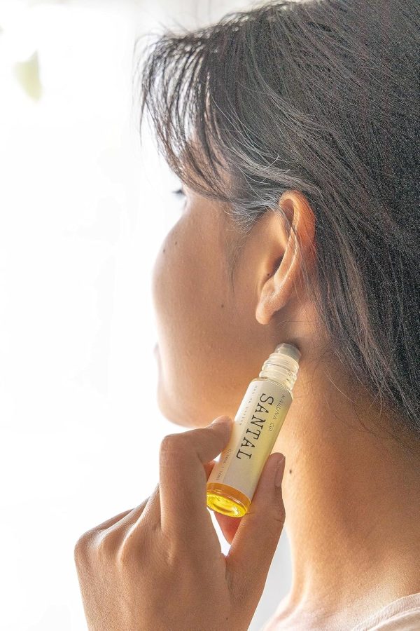 Santal Perfume Roll On with Pure Organic Jojoba Oil, Alcohol Free, Eau de Toilette, Made in California 33 - Image 6