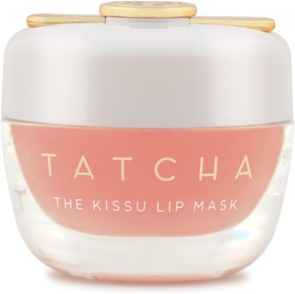 Tatcha Kissu Lip Mask | Overnight Lip Scrub Exfoliator to Plump and Hydrate Lips, 9.0 G | 0.32 oz