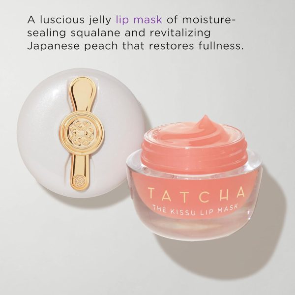 Tatcha Kissu Lip Mask | Overnight Lip Scrub Exfoliator to Plump and Hydrate Lips, 9.0 G | 0.32 oz - Image 2