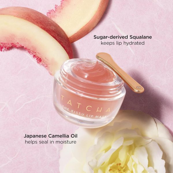 Tatcha Kissu Lip Mask | Overnight Lip Scrub Exfoliator to Plump and Hydrate Lips, 9.0 G | 0.32 oz - Image 4